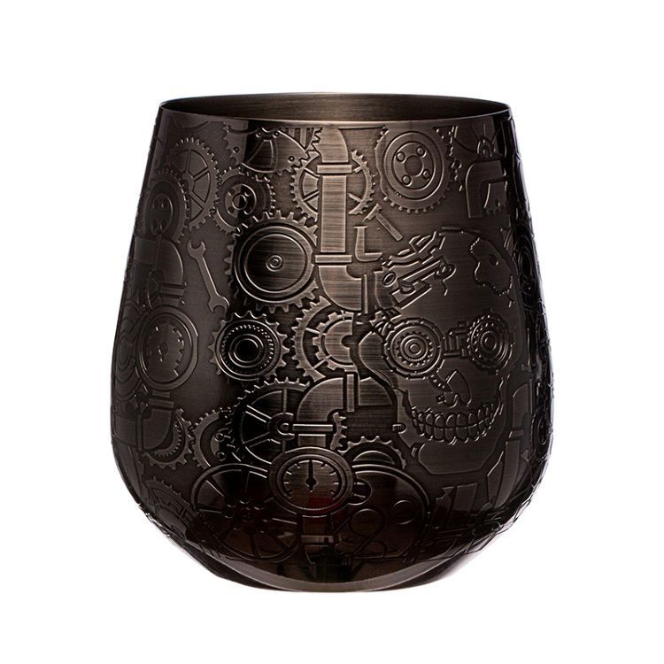 Premium 304 Edelstahl Wein Glas Ei-Form Tasse Unzerbrechliche tragbare Wein Tumbler