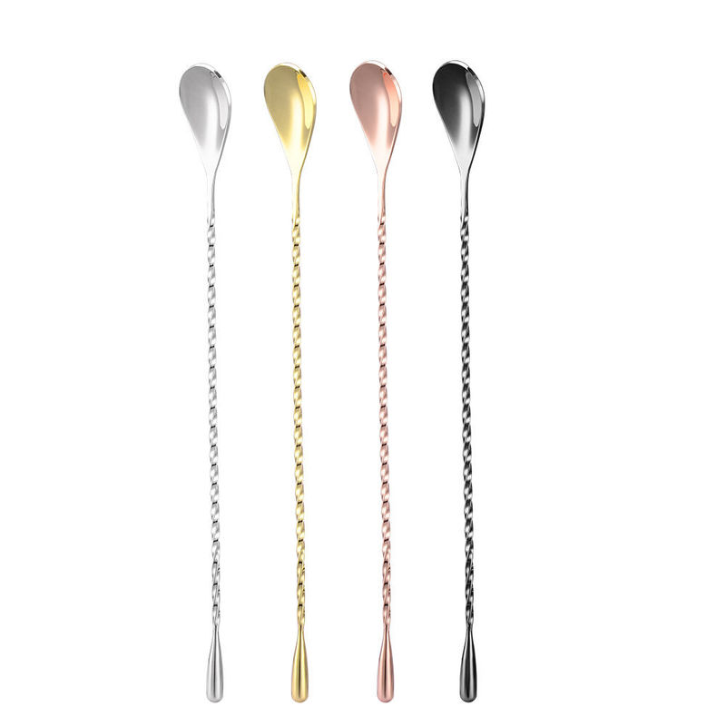 40cm Edelstahl Bar Löffel lange Cocktails Löffel für Bar und Küche zu Hause