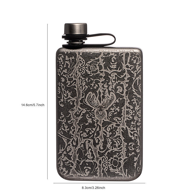 Portable Pocket Hip Flasche für Spirituosen Wein Lebensmittel-Grad Edelstahl 304
