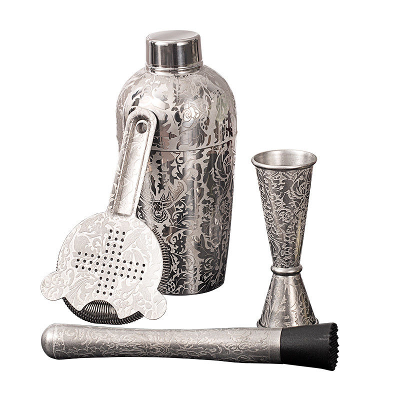 Stag Style Edelstahl-Hausgeräte Mixologie Getränke Cocktail Mixer Set