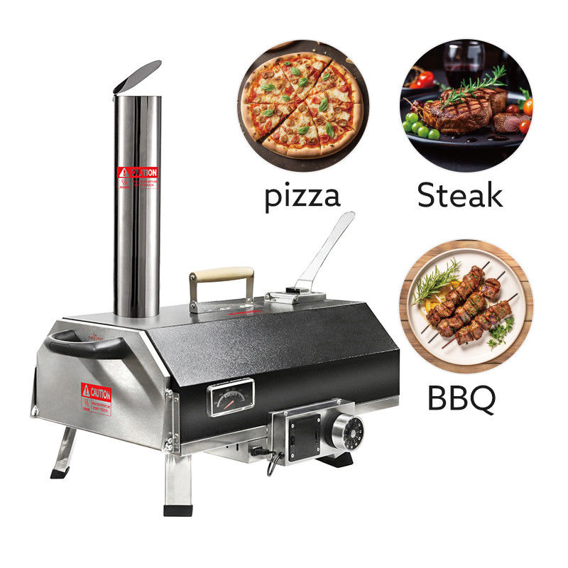 Außen-Pizza-Ofen Holzbrenner Toaster Pizza-Ofen Authentische Steingebäckte Pizzen Für Hinterhof Camping